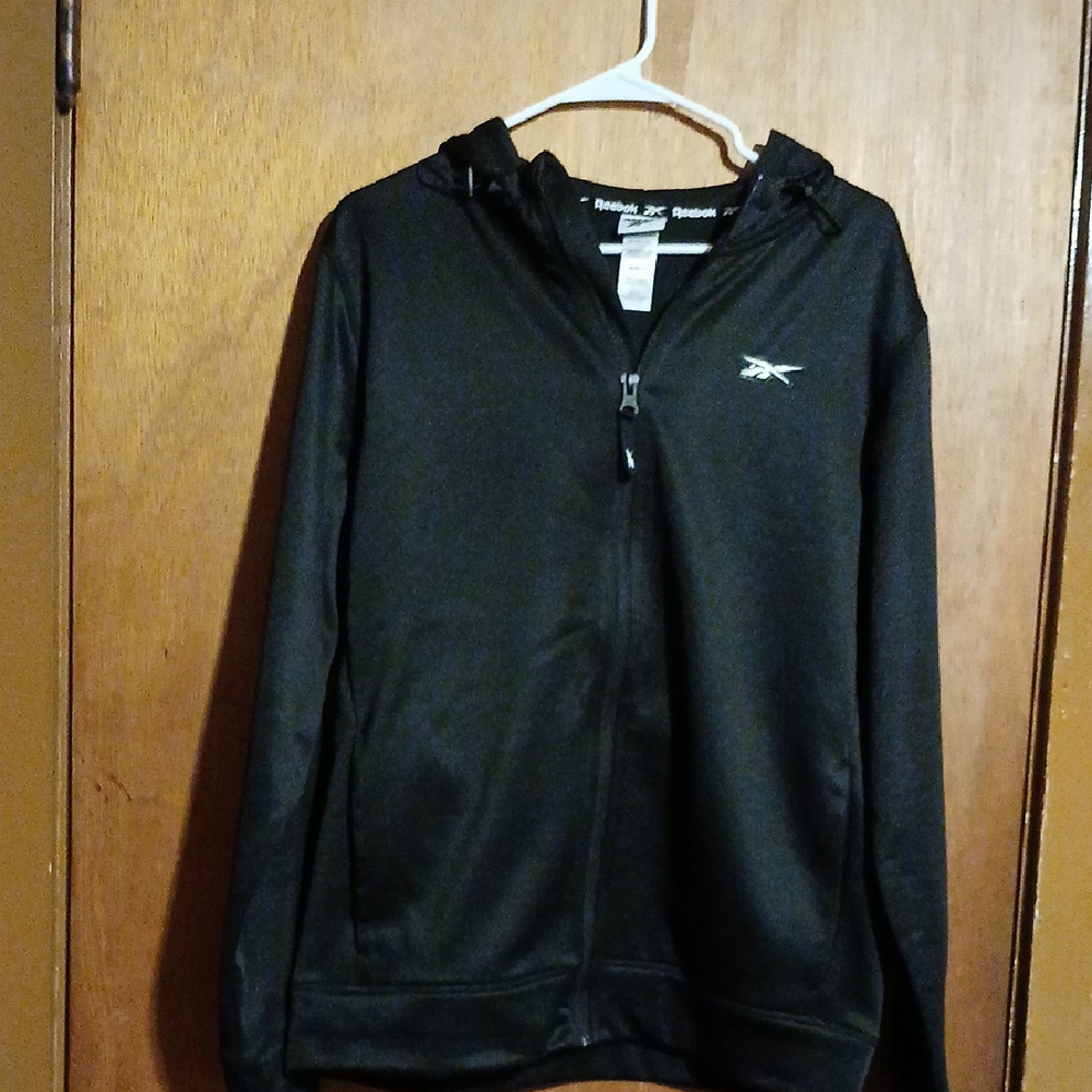 Reebok Black Zip-Up Hoodie